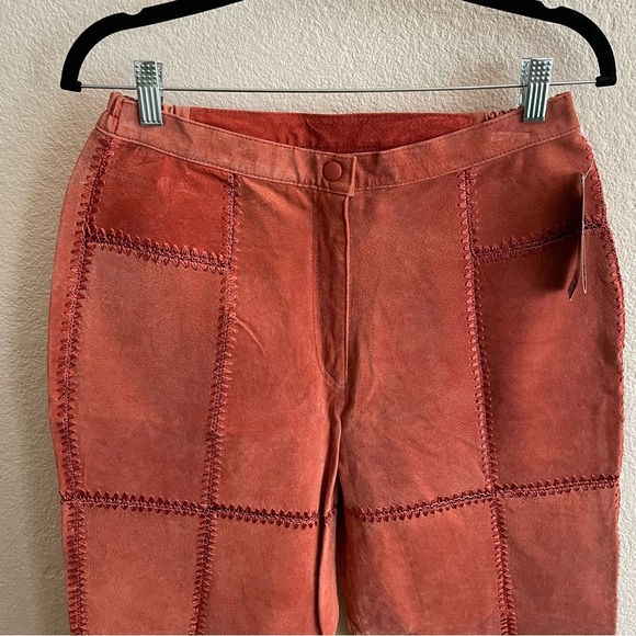 NWT Vintage Robert Louis Fashion 100% Suede Leather Suit Coat & Pants - Picture 9 of 13